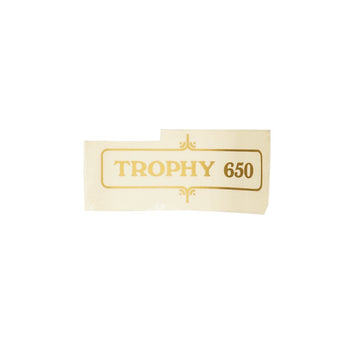603724 - TROPHY 650 SIDECOVER DECAL 1972/