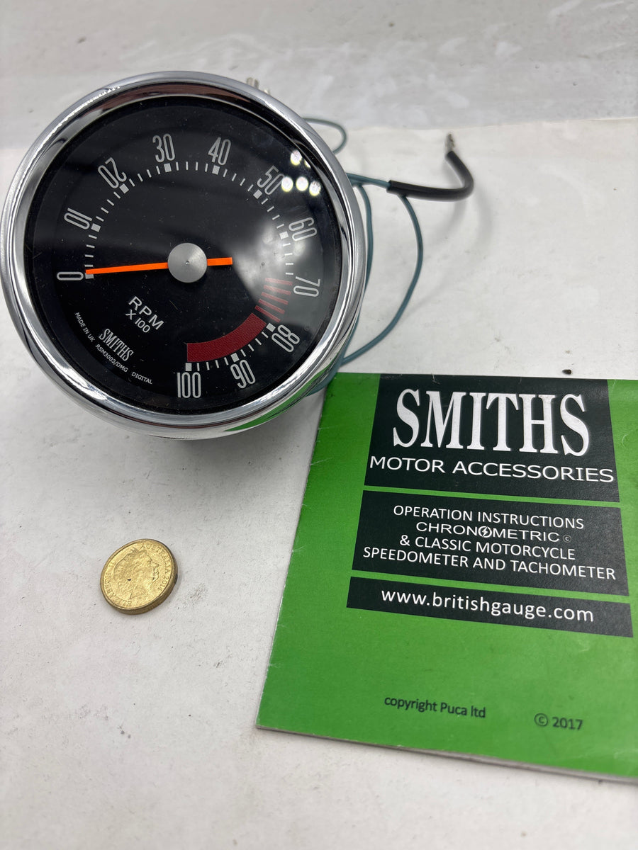 EFT-R10 - SMITHS ELECTRONIC TACHOMETER 3INCH EUROPEAN FACE