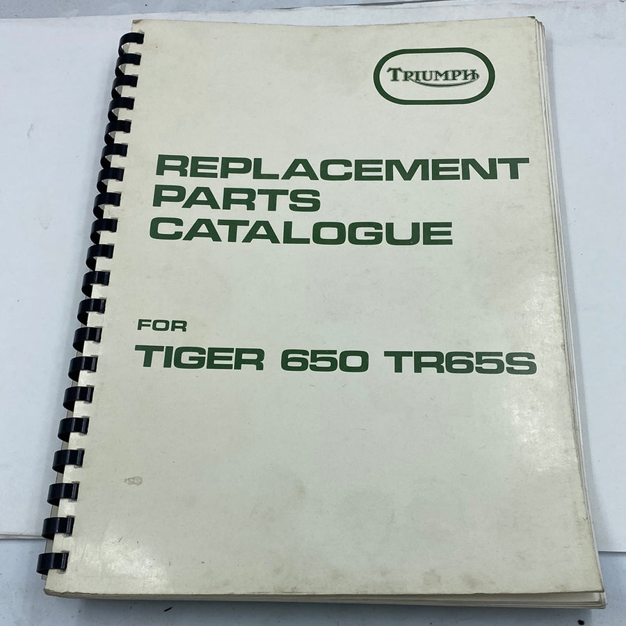 JRPO19 - TIGER 650 & TR65S PARTS BOOK 1981/82