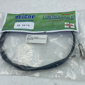 600416 - PRE-UNIT LOW BAR FRONT BRAKE CABLE 1959/62