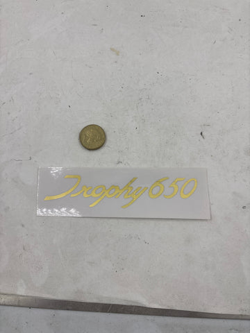 601920 - TROPHY 650 SIDECOVER DECAL 1967/68