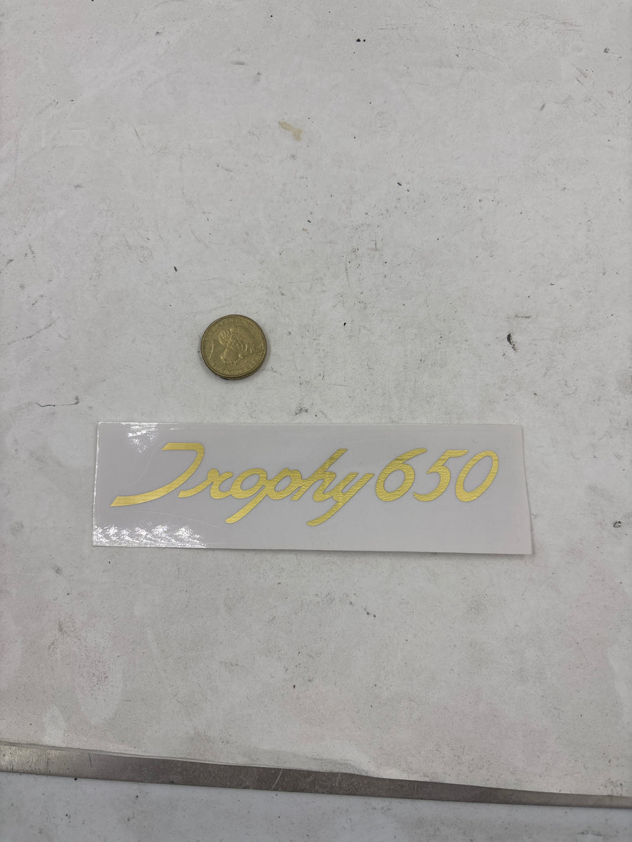 601920 - TROPHY 650 SIDECOVER DECAL 1967/68