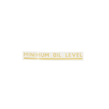 600003 - MINIMUM OIL LEVEL DECAL