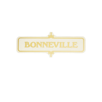 603722 - BONNEVILLE DECAL 1972