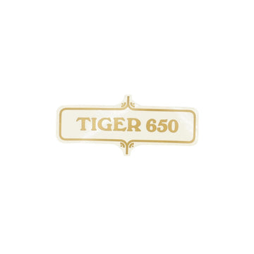 603723 - TIGER SIDECOVER DECAL 1972