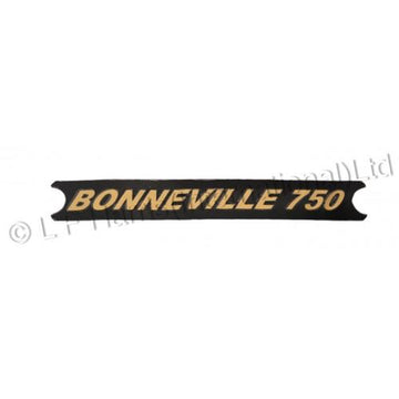 604385 - BONNEVILLE 750 DECAL BLACK 1973/78