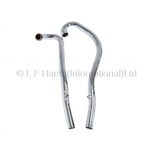 710022/24 - TR6R HI-LEVEL EXHAUST PIPES 1967/70