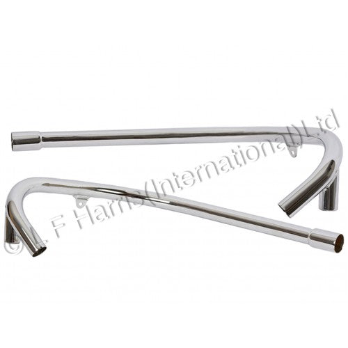 712628/9 - C RANGE PUSH-IN EXHAUST PIPES 1971/72