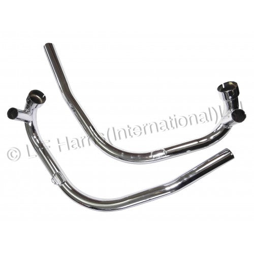 717507/8 - T140 PUSH-OVER BALANCE EXHAUST PIPES 1980/88