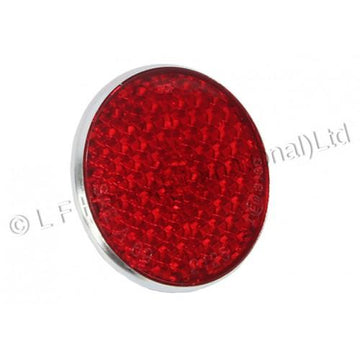 991162 - RED ROUND REFLECTOR