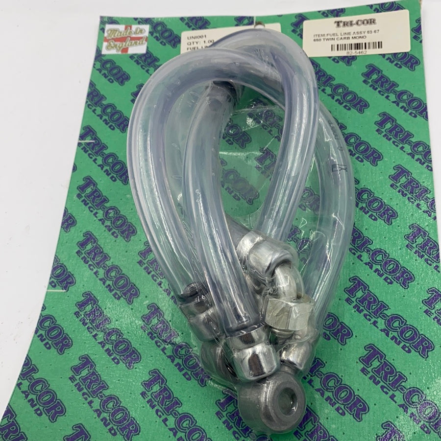 825462 - T120 MONOBLOC FUEL LINE KIT 1963/67