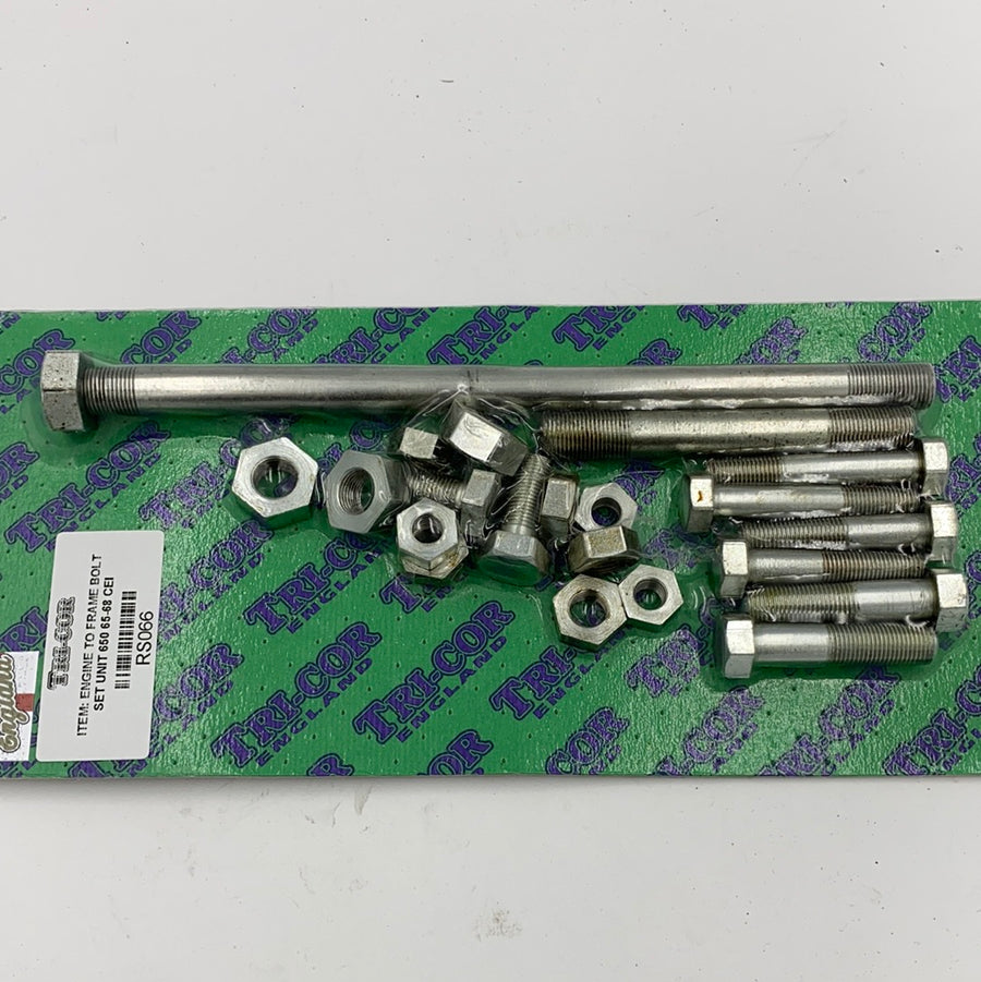 RS066 - ENGINE-FRAME BOLT KIT 1965/68