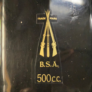 K295 - BSA 500 PILED ARMS DECAL